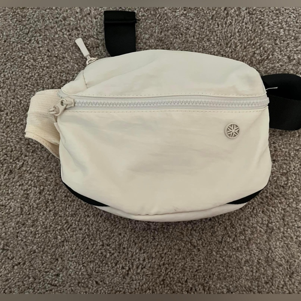 Cream Crossbody/Belt Bag